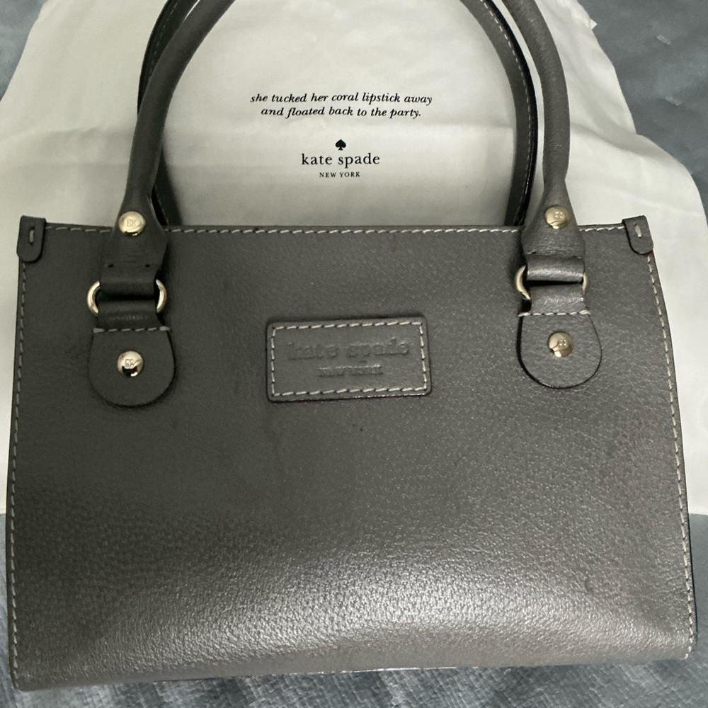 Kate Spade Gray Handbag Vintage